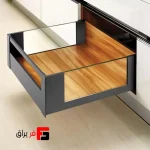 ریل اسلیم شیشه اینر بلند با فرانت آلومینیوم - فانتونی B516 تا B520