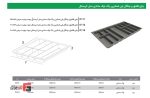 جای قاشق و چنگال پلی استایرن رنگ نوک مدادی مدل کریستال