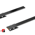 ریل غلتکی تمام مخفی لوکس 45kg مشکی