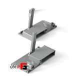 لوازم اینر ریل اسلیم با براکت شیشه جلو و ارتفاع 106mm - فانتونی B493 - Image 2