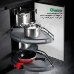 لمن کرنر دو طبقه دایمند استایل زیر صفحه با آرامبند عرض یونیت 1200mm (1)_2
