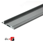 لوازم اینر ریل اسلیم شیشه با فرانت آلومینیوم و ارتفاع 193mm - فانتونی B592 - Image 2