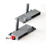 لوازم اینر ریل اسلیم با فرانت آلومینیوم و ارتفاع 106mm - فانتونی B491 - Image 4