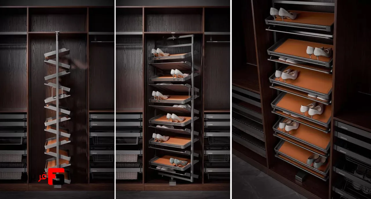 12-tier French style dresser shoe stand