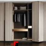 180 degree folding door mechanism
