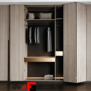 180 degree folding door mechanism