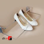 Chrome steel shoe rack