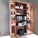 Decorative Rail Mechanism Moving Shelf Library 150Kg