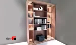 Decorative Rail Mechanism Moving Shelf Library 150Kg