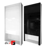 Electric air mechanism for roller shutter door (glass)