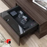 Fingerprint safety drawer inside the cabinet and desk
