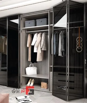 Folding door mechanism 180 fold