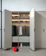 Folding door mechanism, double door width 1200mm