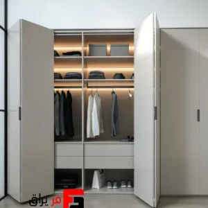 Folding door mechanism, double door width 1200mm