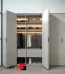 Folding door mechanism, double door width 1200mm