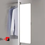 Frameless rotating mirror, width 300mm
