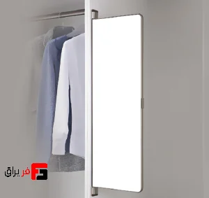 Frameless rotating mirror, width 300mm