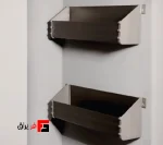 Hanging box behind the closet door