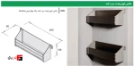 Hanging box behind the closet door