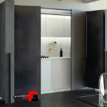 Luxury Fold Pocket Door Comedy Hinged Door Mechanism