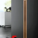 Manual linear inline rail door mechanism