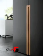 Manual linear inline rail door mechanism