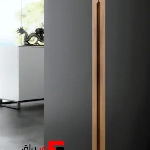 Manual linear inline rail door mechanism
