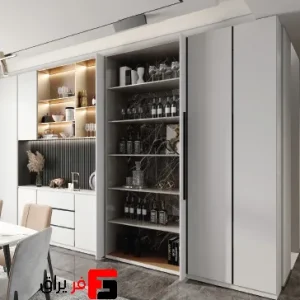 Premium model single wooden pocket door comedy hinged door mechanism