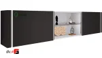 SL linear rail door mechanism 3600mm decorative surface mounted