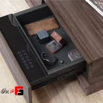 Safety drawer inside the closet and desk