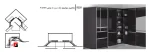 Single door swivel mechanism with 600mm width