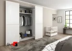 Single door swivel mechanism with door width 450mm