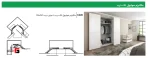 Single door swivel mechanism with door width 450mm