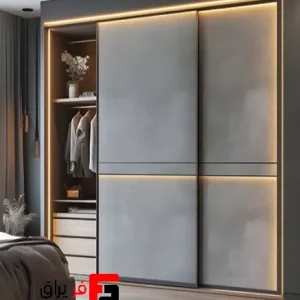 Topline built-in double-door M series rail door mechanism with brace