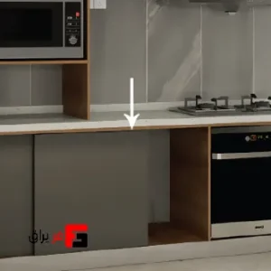 Topline built-in rail door mechanism for two wooden doors