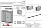 Topline built-in rail door mechanism with 3600mm brace
