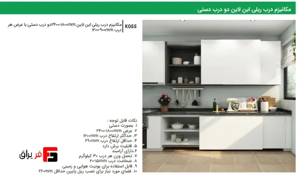 inline-double-door-manual-rail-door-mechanism