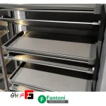 استند جا کفشی کمدی گََردان 6 طبقه طوسی فرنچ استایل