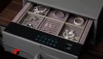 French style leather safety drawer
