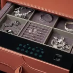 French style leather safety drawer