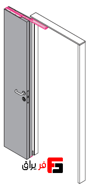180 degree double door folding swing mechanism