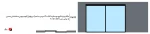 2400mm Double Sliding Door Linkage Mechanism Manual Construction Aluminum Profile