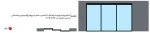 Double-glazed 3600mm three-door linkage mechanism, manual construction aluminum profile, movable doors