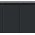 Double-walled 3600mm linkage mechanism, three electric wooden sliding doors