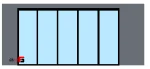 Double-walled 6000mm five-door linkage mechanism, electric construction aluminum profile movable doors