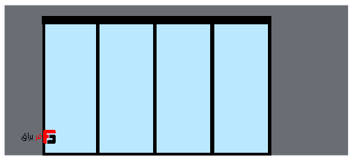 Double-walled linkage mechanism 4800mm, four movable doors, electric construction aluminum profile