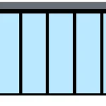 Double-walled linkage mechanism 7200 six-door movable aluminum profile construction manual