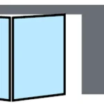 Folding mechanism 1600mm double door corner aluminum profile