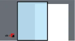 Invisible Wall Hang Mechanism 2400mm Single Double Glass Door Construction Without Floor Profile