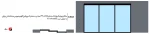 Single-wall linkage mechanism 3600mm three-door movable aluminum profile electric construction